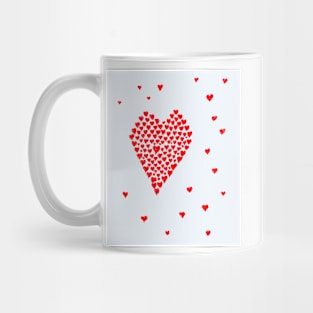 Hearts in a heart Mug